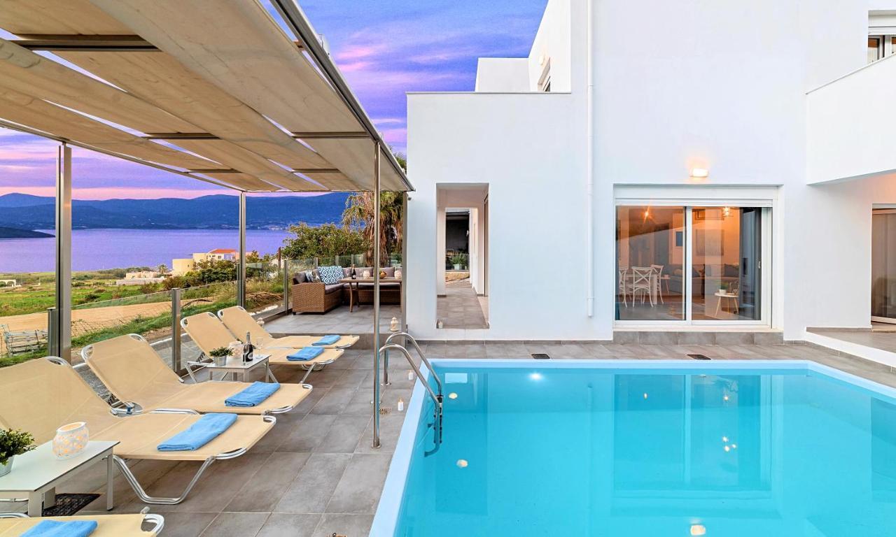 Cretan Sunset Villa Heated Pool Dhrámia Zewnętrze zdjęcie