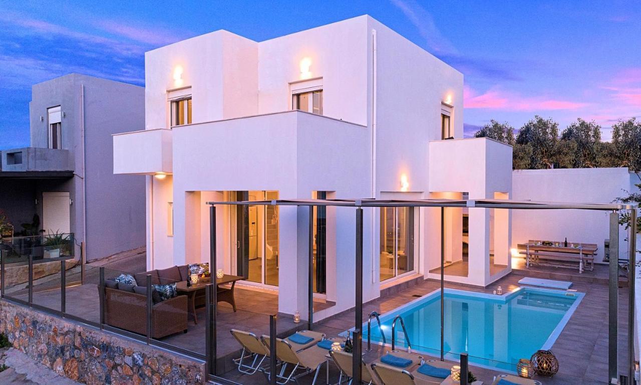Cretan Sunset Villa Heated Pool Dhrámia Zewnętrze zdjęcie