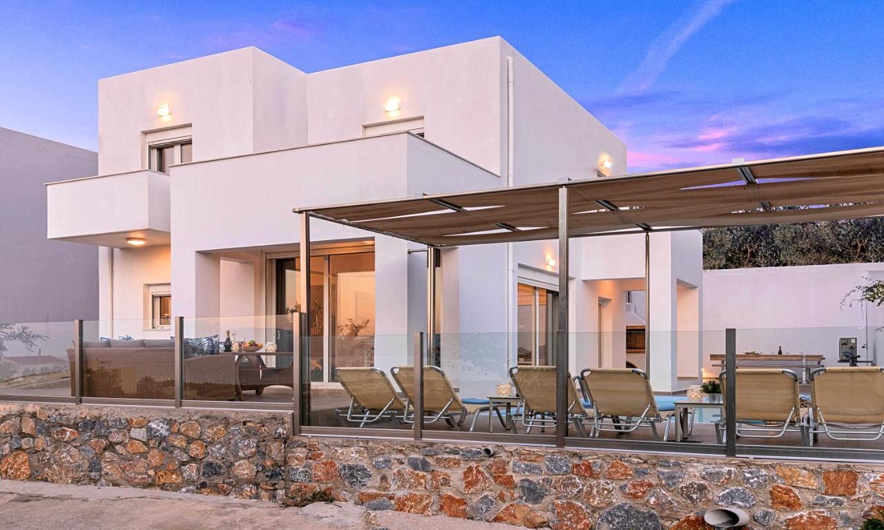 Cretan Sunset Villa Heated Pool Dhrámia Zewnętrze zdjęcie