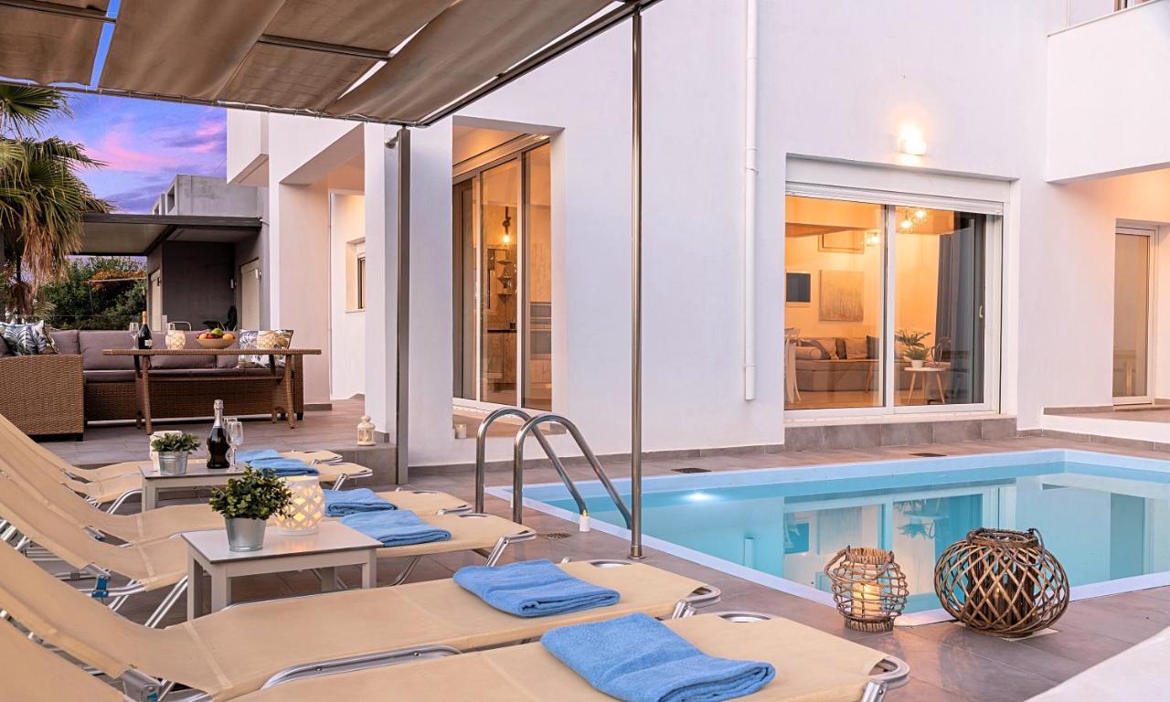 Cretan Sunset Villa Heated Pool Dhrámia Zewnętrze zdjęcie